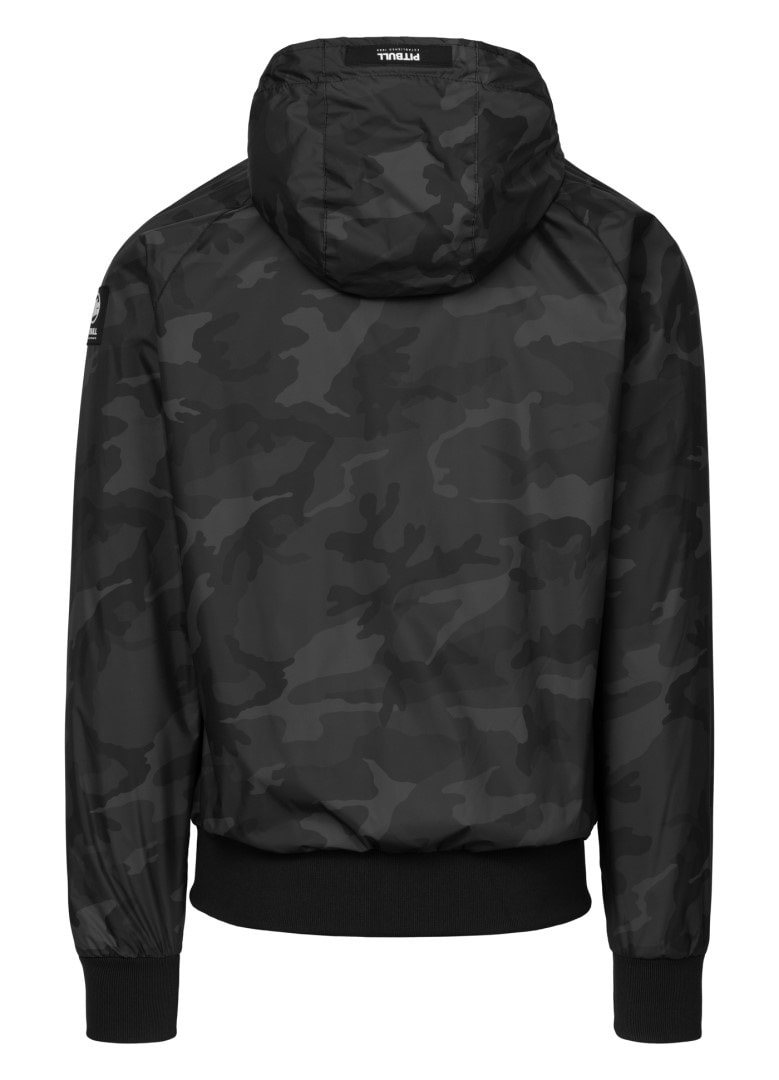 Kurtka Pitbull Athletic Logo II Hooded - Black Camo