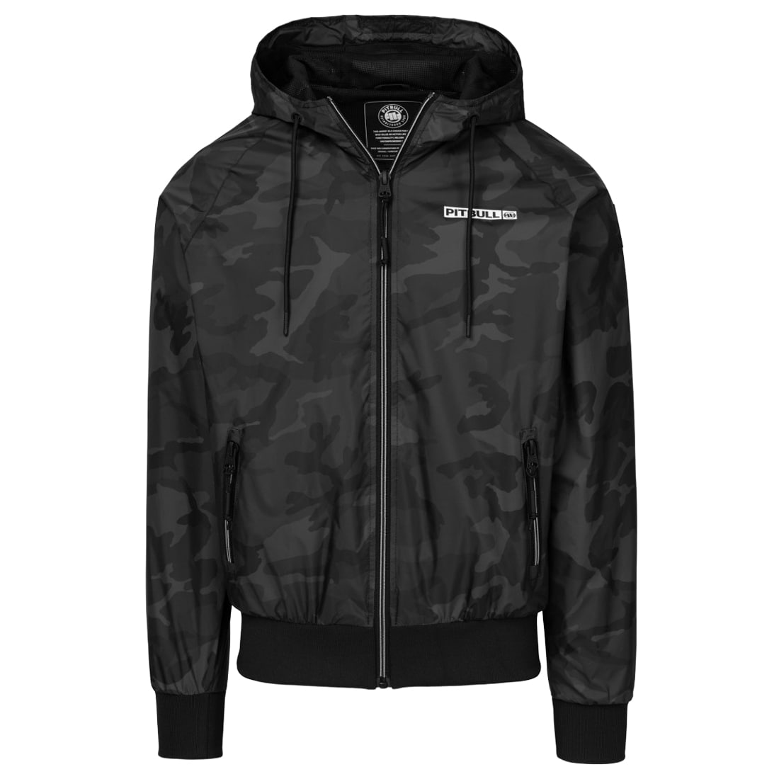 Kurtka Pitbull Athletic Logo II Hooded - Black Camo