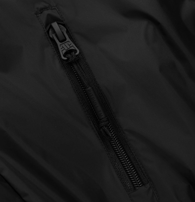 Kurtka Pitbull Athletic Tape Hooded - Black