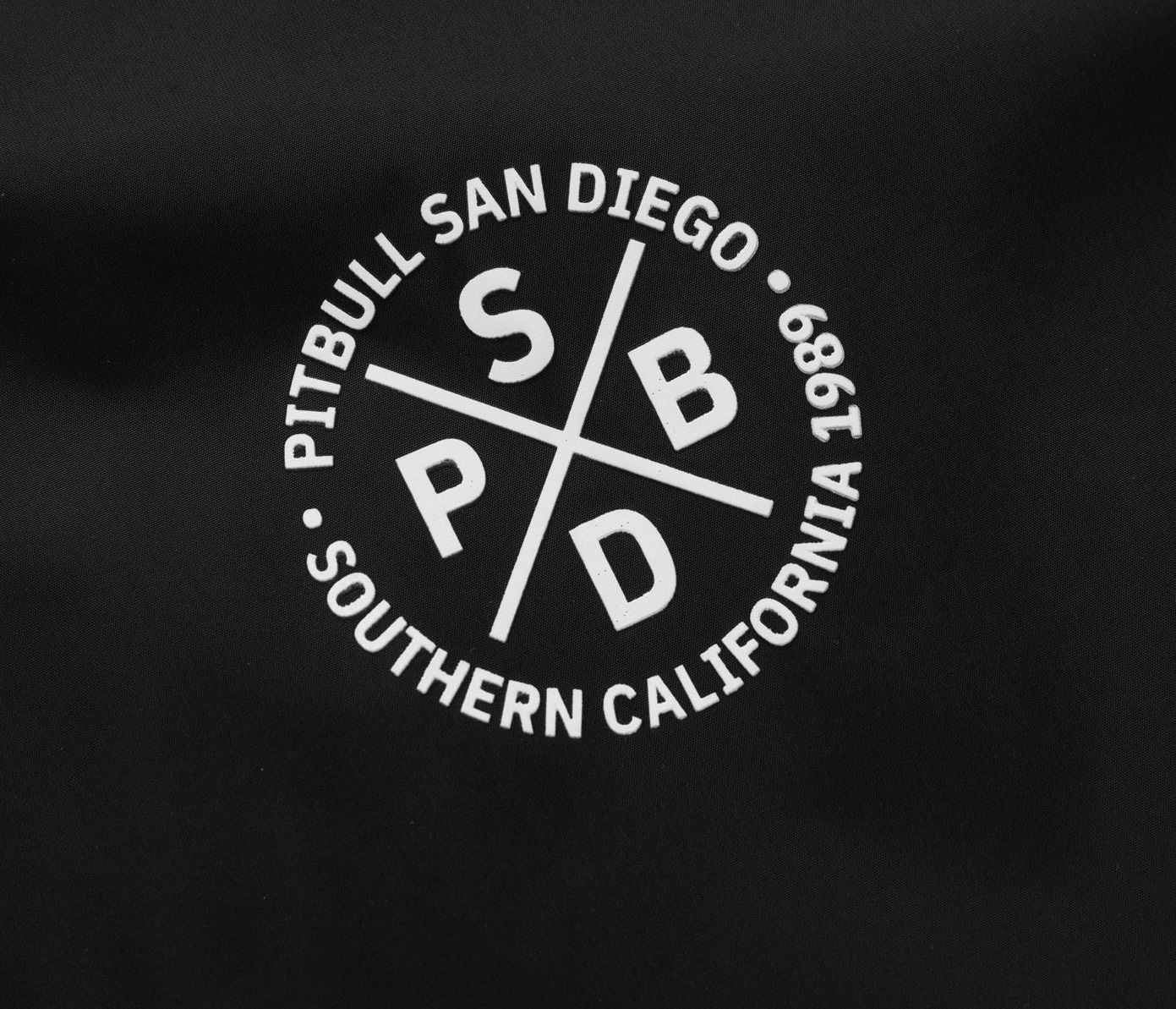 Kurtka Pitbull Athletic Tape Hooded - Black