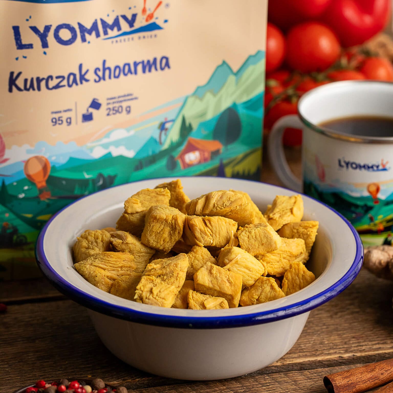 Żywność liofilizowana Lyommy Kurczak shoarma 95 g/1814 kcal