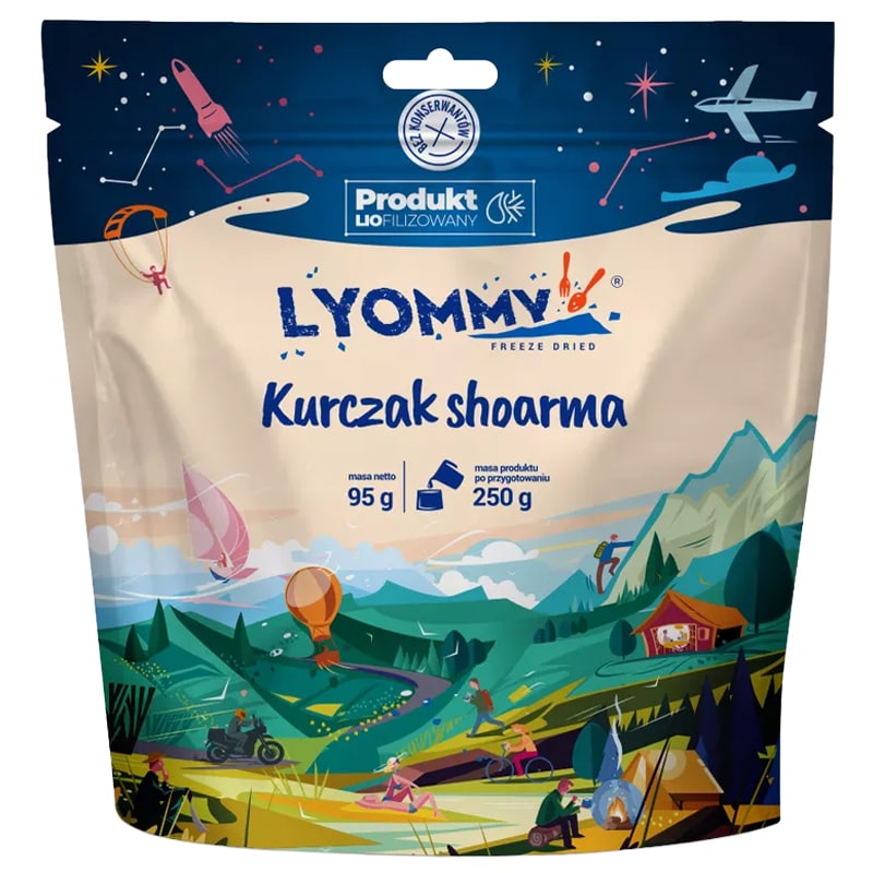 Сублімовані продукти Lyommy Куряча шаурма 95 г/1814 ккал