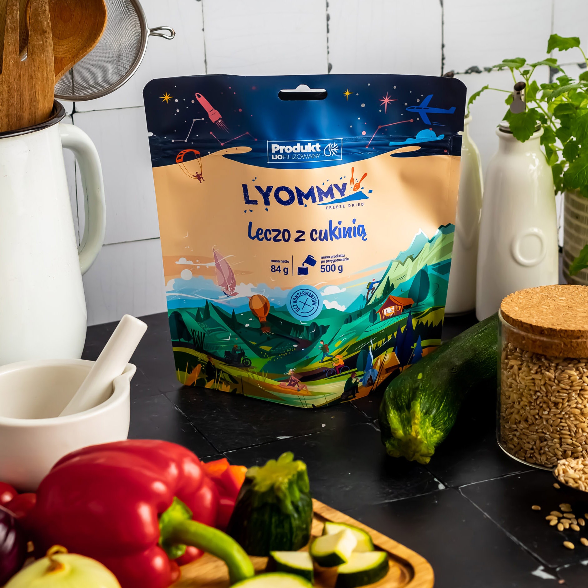 Сублімовані продукти Lyommy Лечо з кабачками 84 г/380 ккал