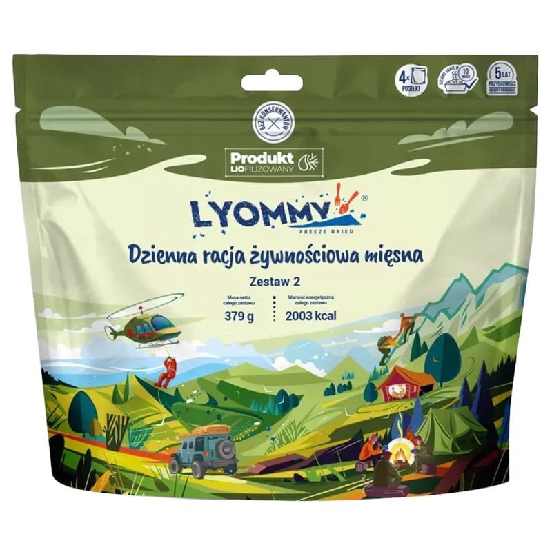М'ясний раціон харчування Lyommy Набір 2 - 379 г/2003 ккал