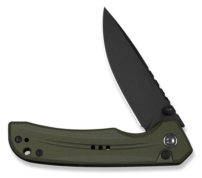 Складаний ніж Civivi Tarask Black Stonewashed Nitro-V G10 - OD Green