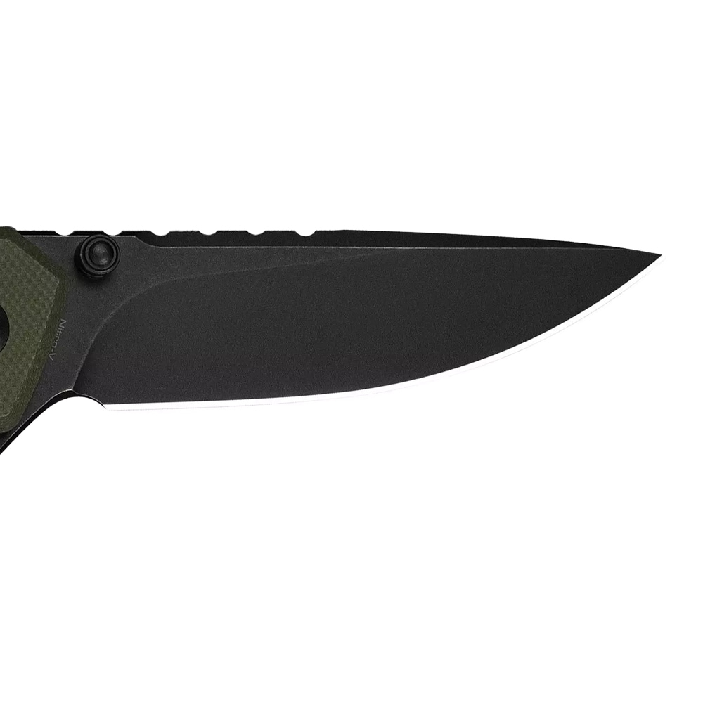 Складаний ніж Civivi Tarask Black Stonewashed Nitro-V G10 - OD Green
