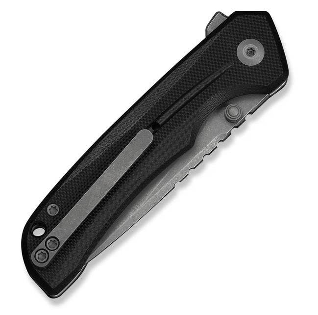 Складаний ніж Civivi Tarask Gray Stonewashed Nitro-V G10 - Black