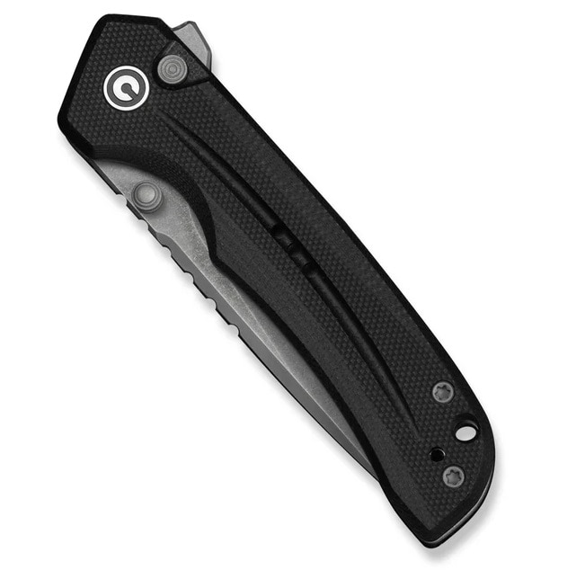 Складаний ніж Civivi Tarask Gray Stonewashed Nitro-V G10 - Black
