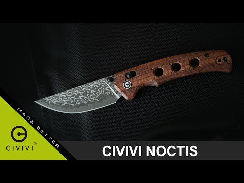 Nóż składany Civivi Noctis Black Stonewashed Nitro-V G10 - Black
