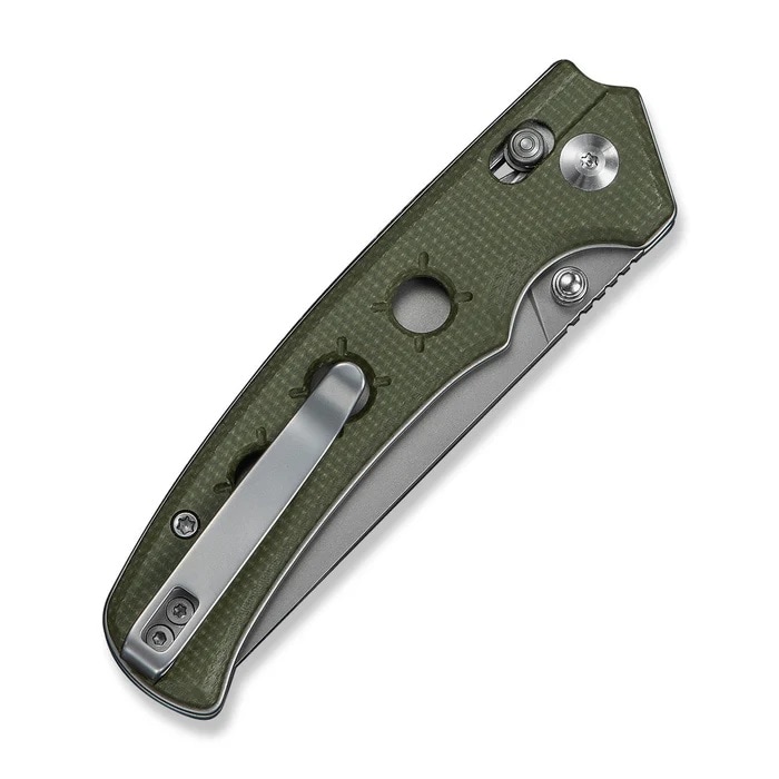 Nóż składany Civivi Noctis Stonewashed Nitro-V Micarta - Olive