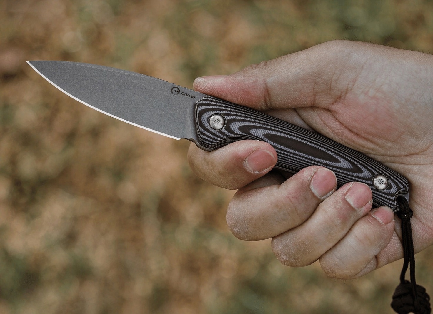 Ніж Civivi Altus Fixed Blade Gray Stonewashed 14C28N G10 - Gray