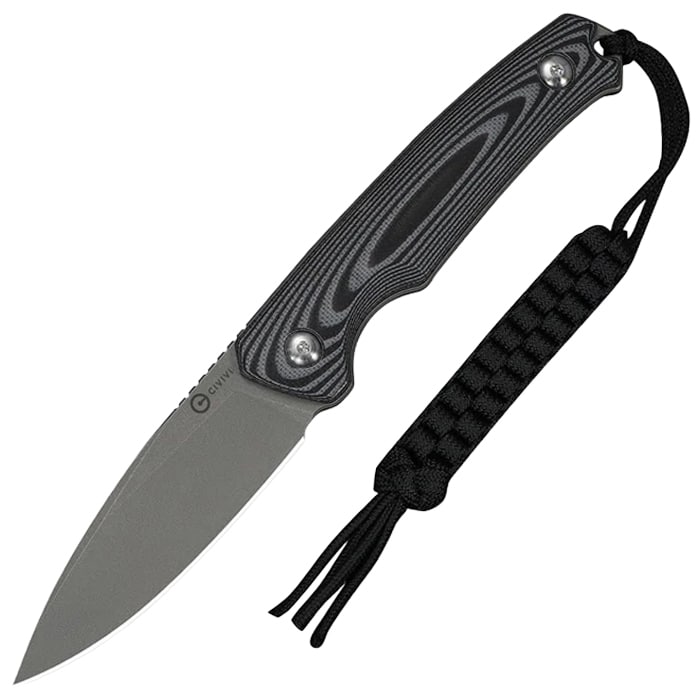 Ніж Civivi Altus Fixed Blade Gray Stonewashed 14C28N G10 - Gray