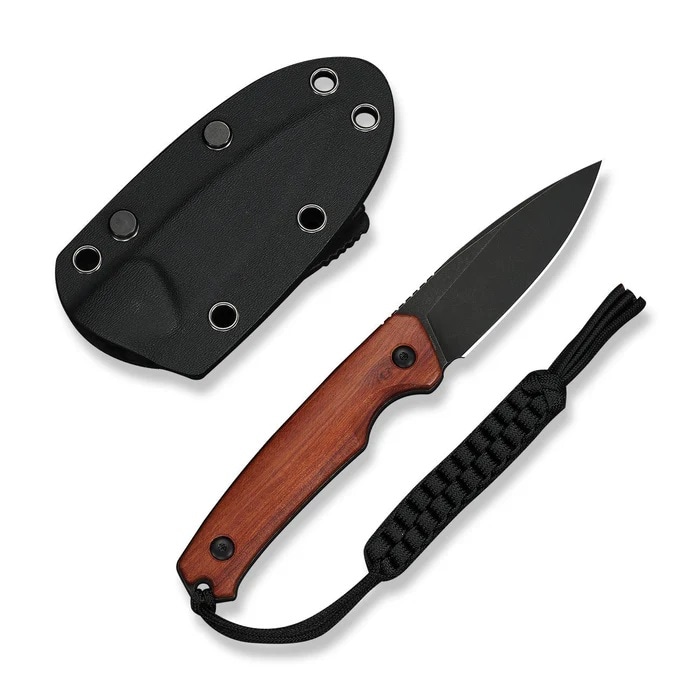 Ніж Civivi Altus Fixed Blade Black Stonewashed 14C28N - Wood