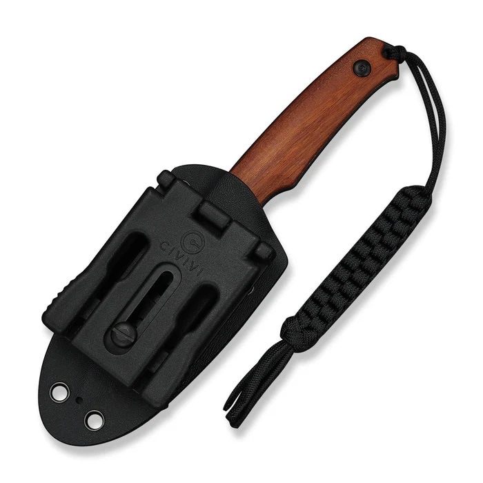 Ніж Civivi Altus Fixed Blade Black Stonewashed 14C28N - Wood