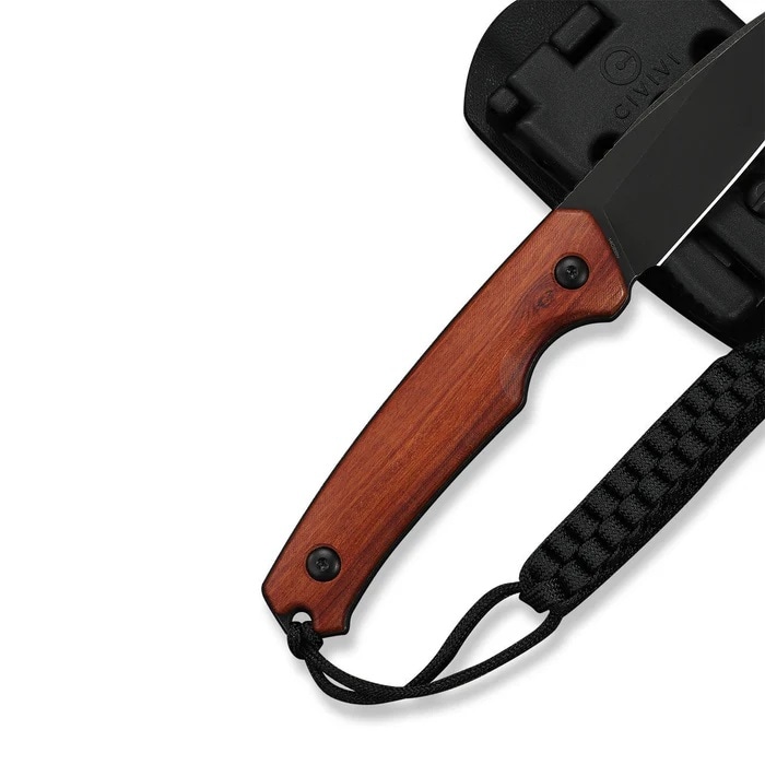 Ніж Civivi Altus Fixed Blade Black Stonewashed 14C28N - Wood