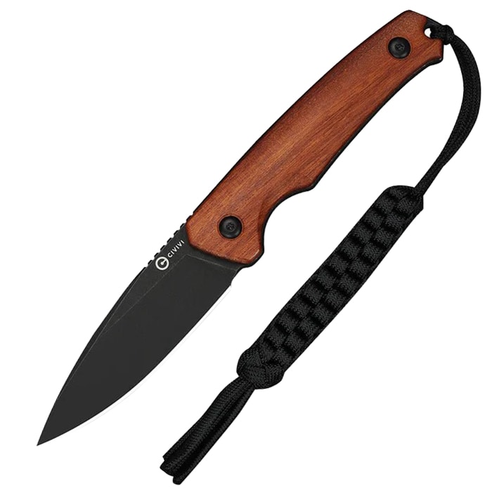Ніж Civivi Altus Fixed Blade Black Stonewashed 14C28N - Wood