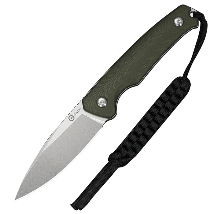 Ніж Civivi Altus Fixed Blade Stonewashed 14C28N G10 - OD Green