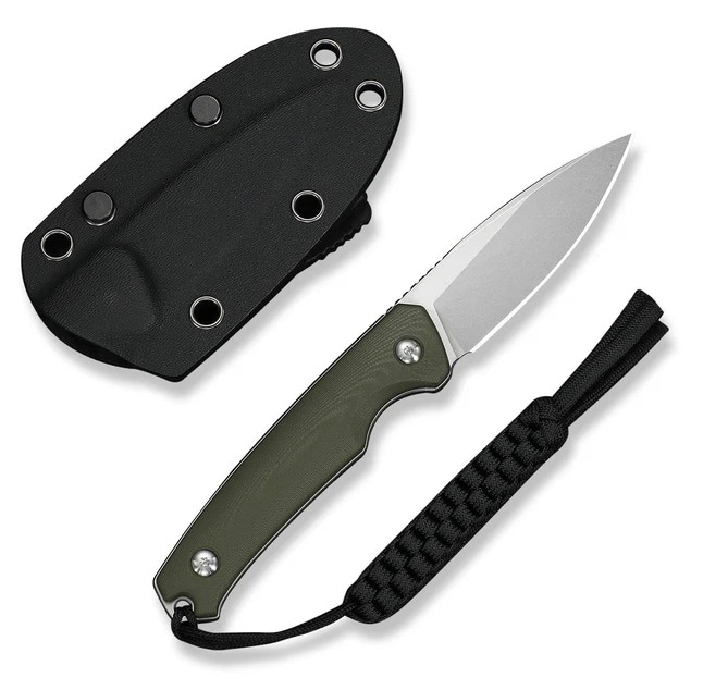 Nóż Civivi Altus Fixed Blade Stonewashed 14C28N G10 - OD Green