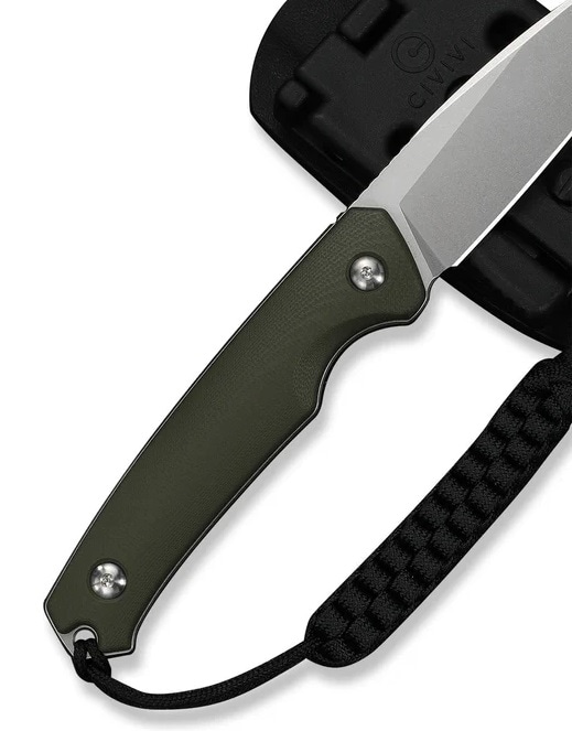 Nóż Civivi Altus Fixed Blade Stonewashed 14C28N G10 - OD Green