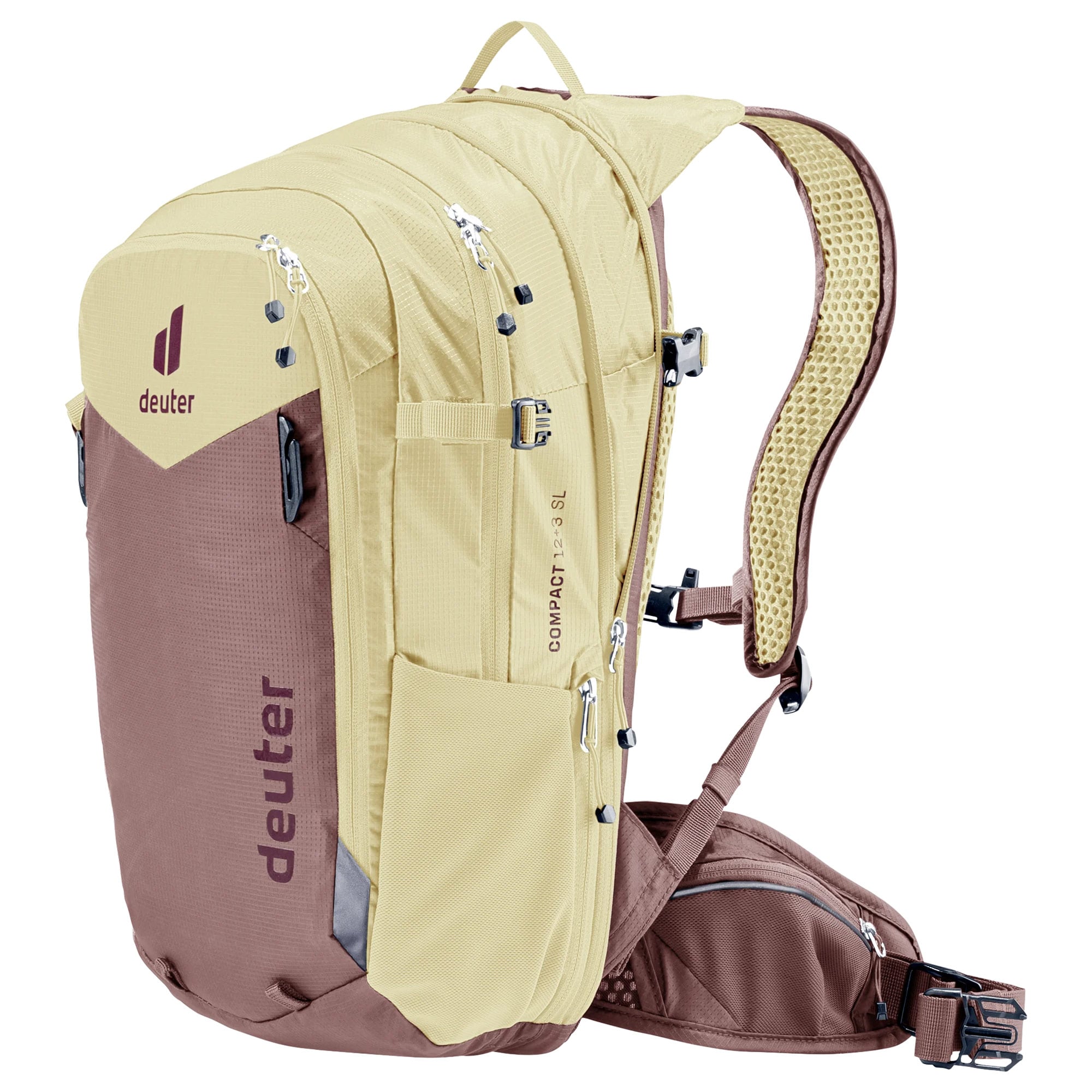 Plecak damski Deuter Comact 12+3 SL - Ashrose Desert