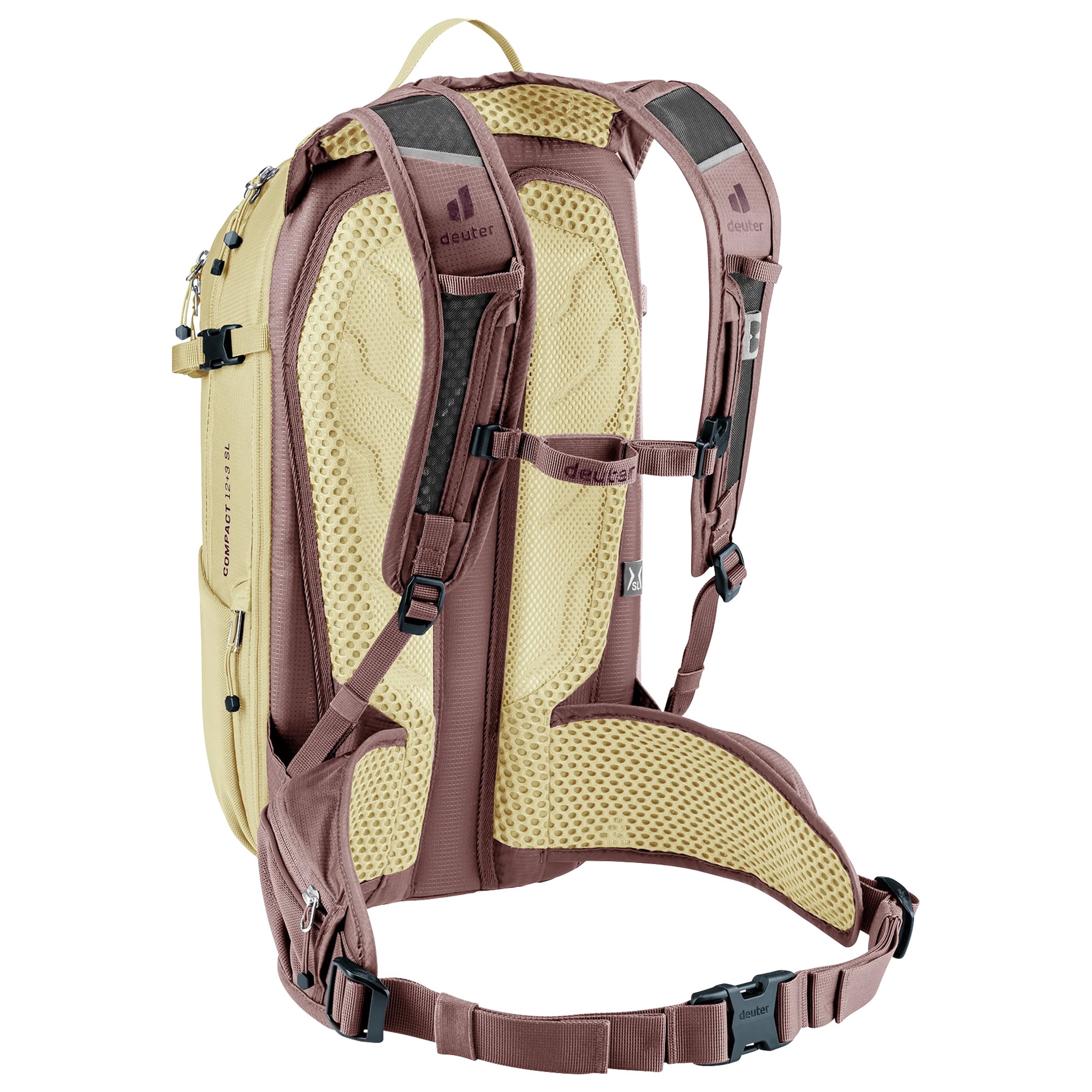 Plecak damski Deuter Comact 12+3 SL - Ashrose Desert