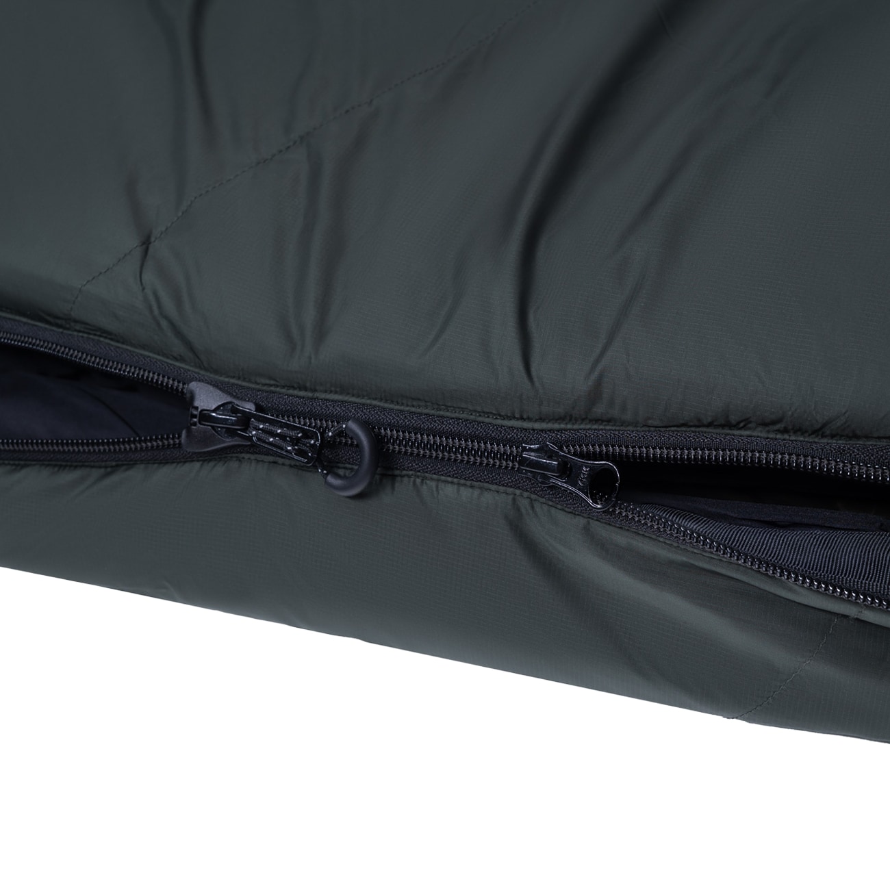Śpiwór Alpinus Bushcraft 1400 Olive - prawy