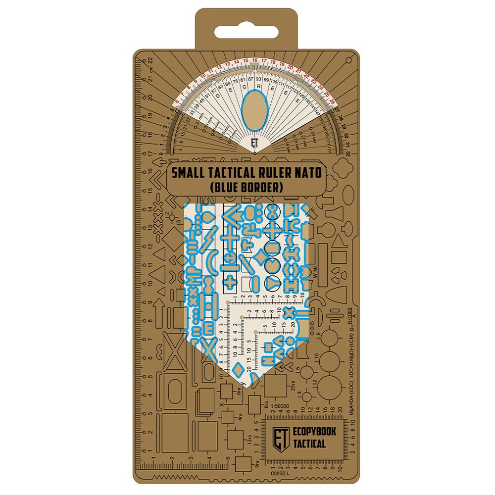 Linijka M-Tac Small Tactical Ruler NATO - Blue