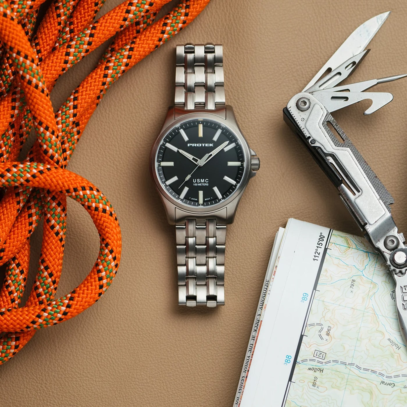 Zegarek ProTek PT3101BR Titanium