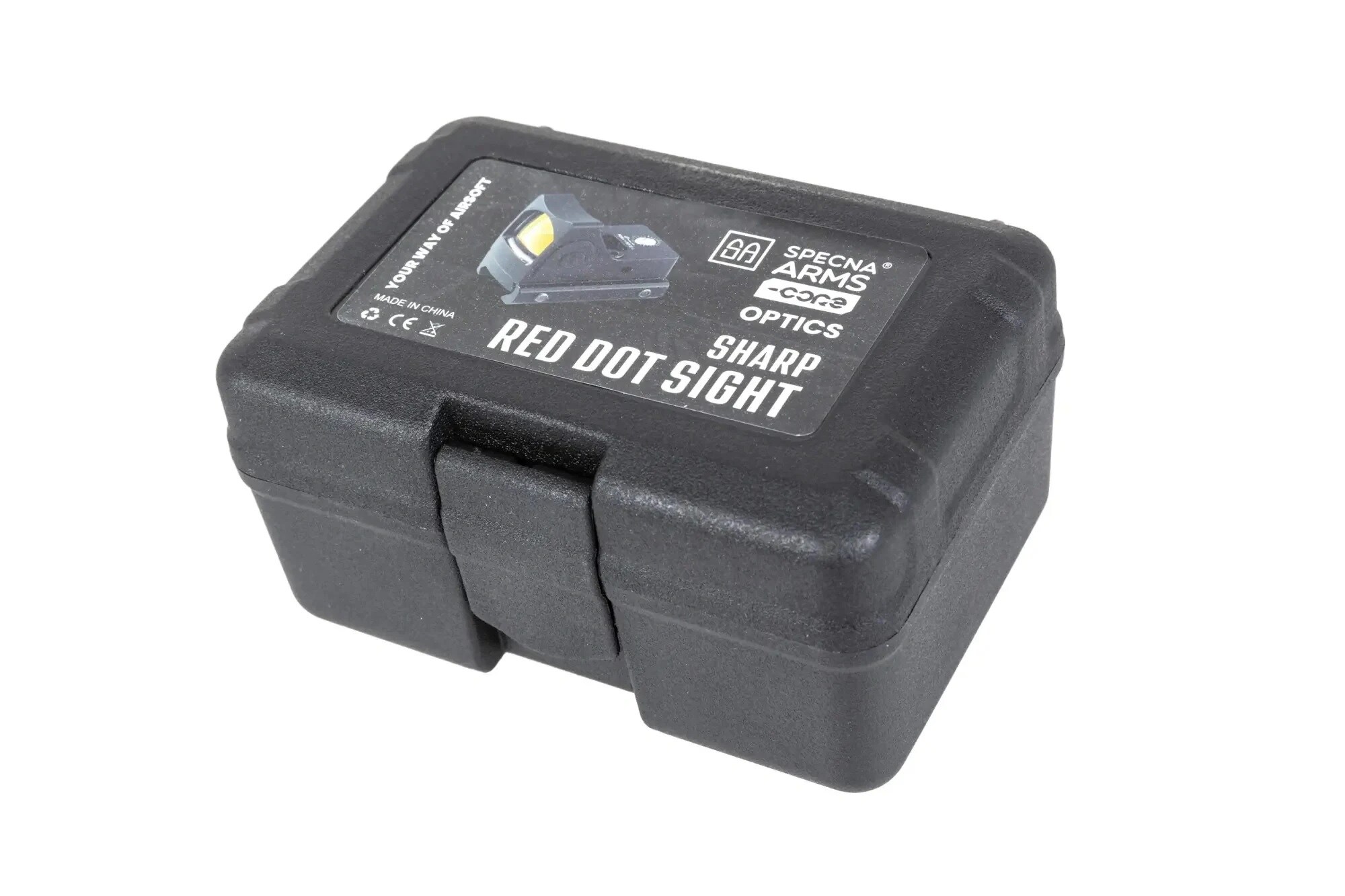 Karabinek szturmowy AEG Specna Arms SA-F03 FLEX Light Ops Stock HAL ETU Gen.2 Black + kolimator + akumulator + ładowarka - zestaw