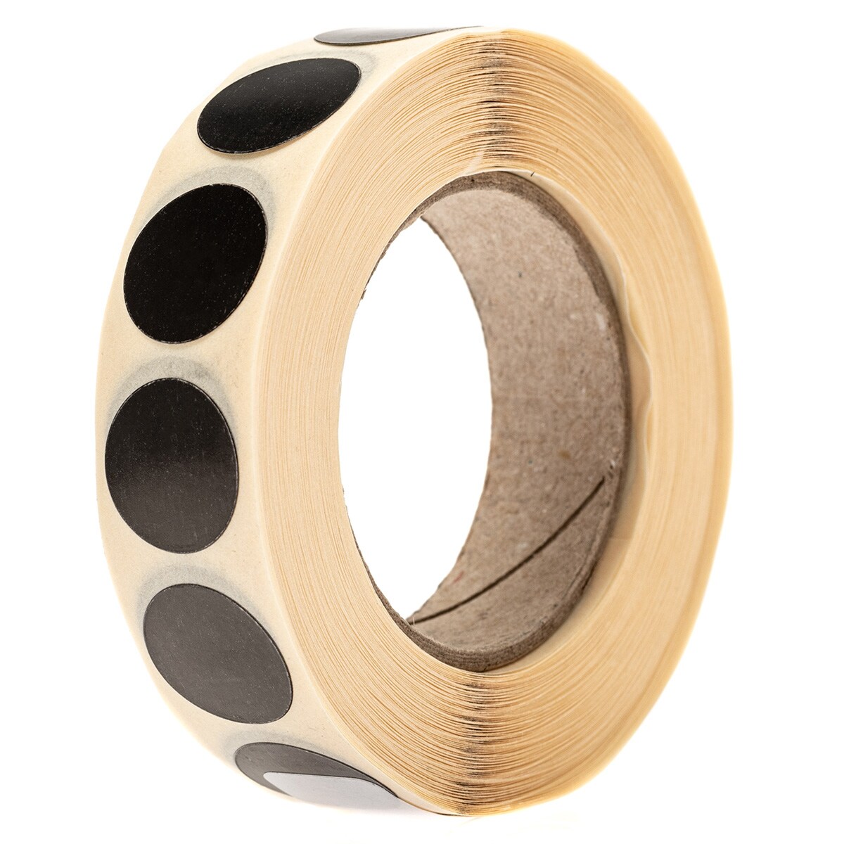 Самоклеючі наклейки для мішеней - Чорні 15 мм 2000 шт.