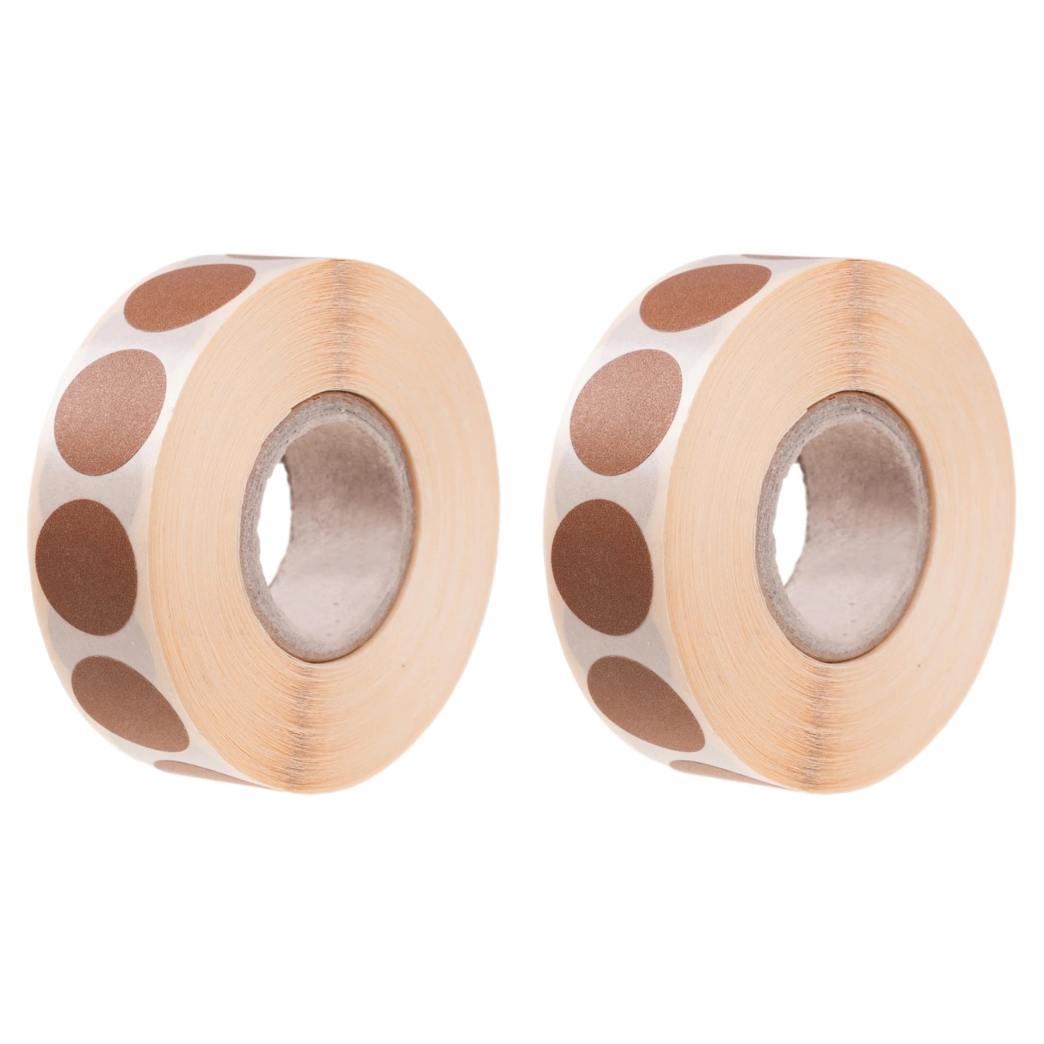 Zaklejki samoprzylepne do tarcz - Brązowe 20 mm 2000 szt.