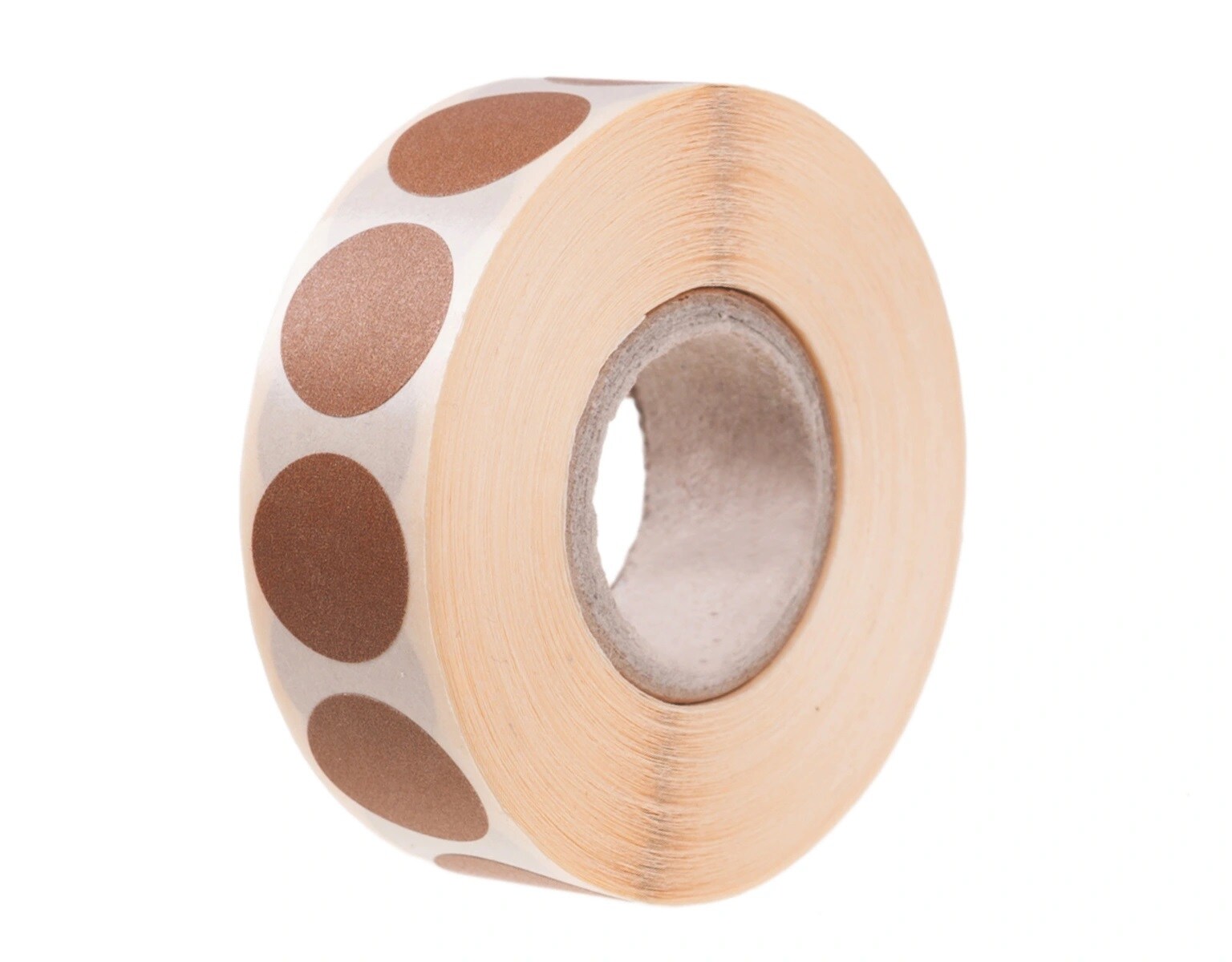 Zaklejki samoprzylepne do tarcz - Brązowe 20 mm 2000 szt.