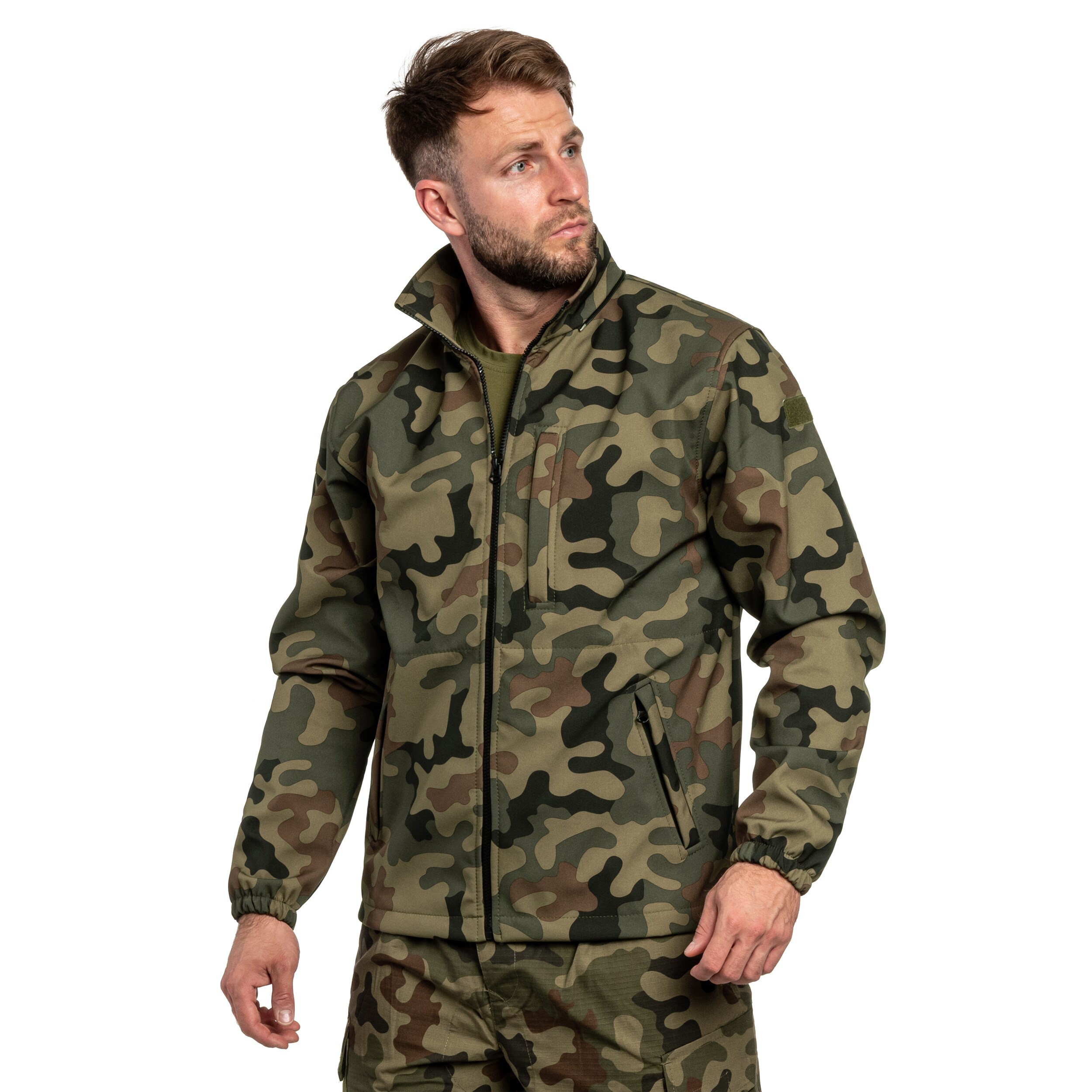 Kurtka MaxPro-Tech Softshell - wz.93 Pantera PL Woodland