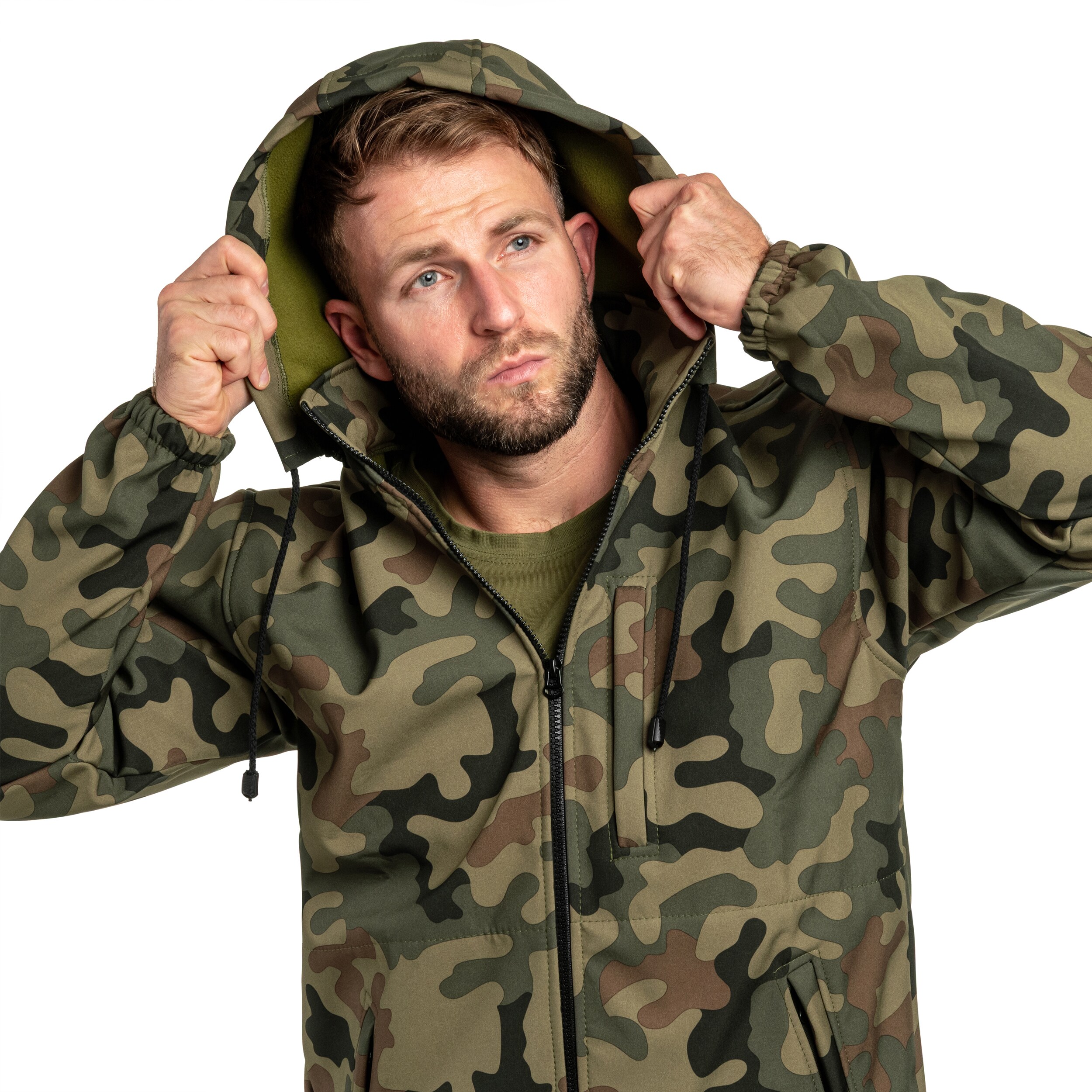 Kurtka MaxPro-Tech Softshell - wz.93 Pantera PL Woodland