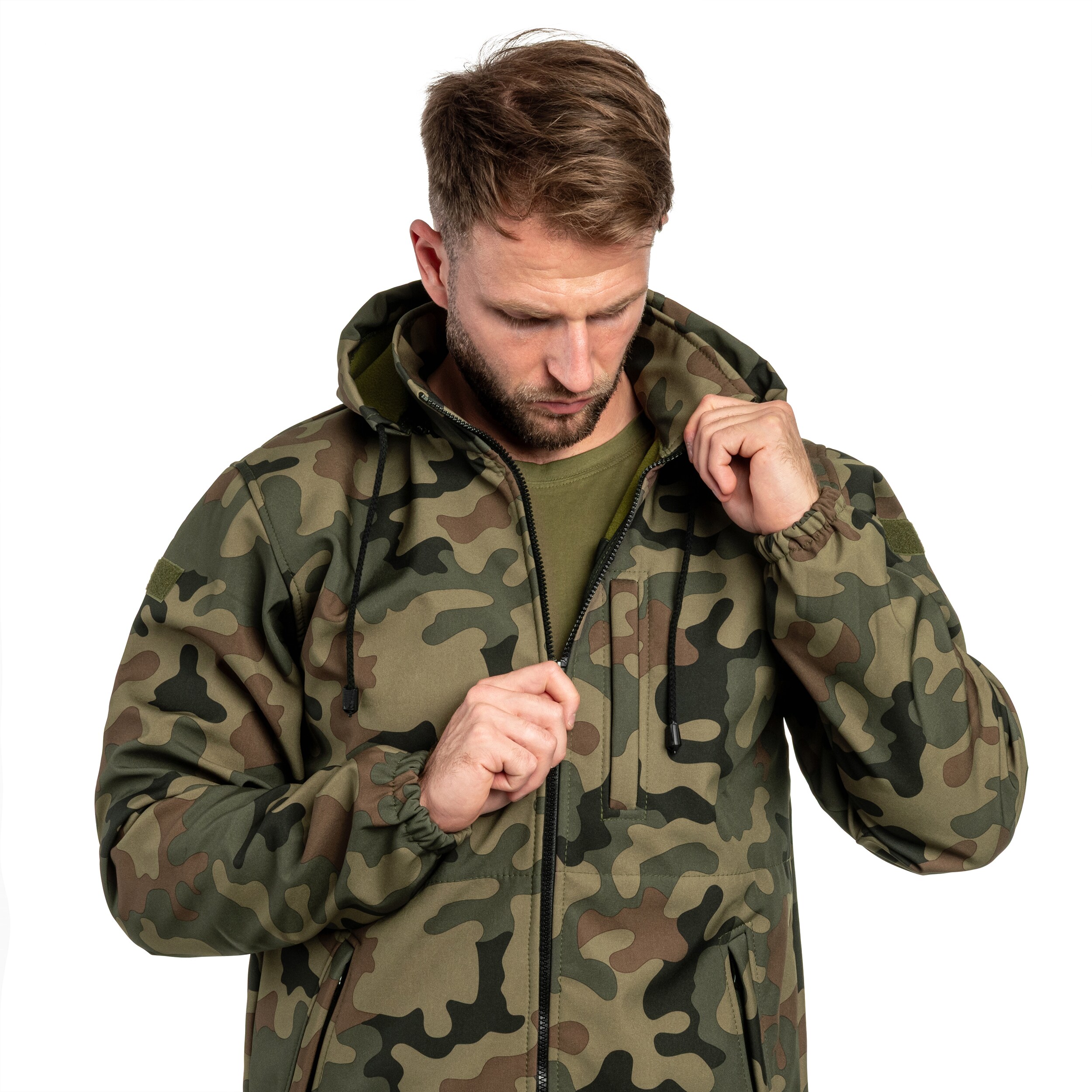 Kurtka MaxPro-Tech Softshell - wz.93 Pantera PL Woodland