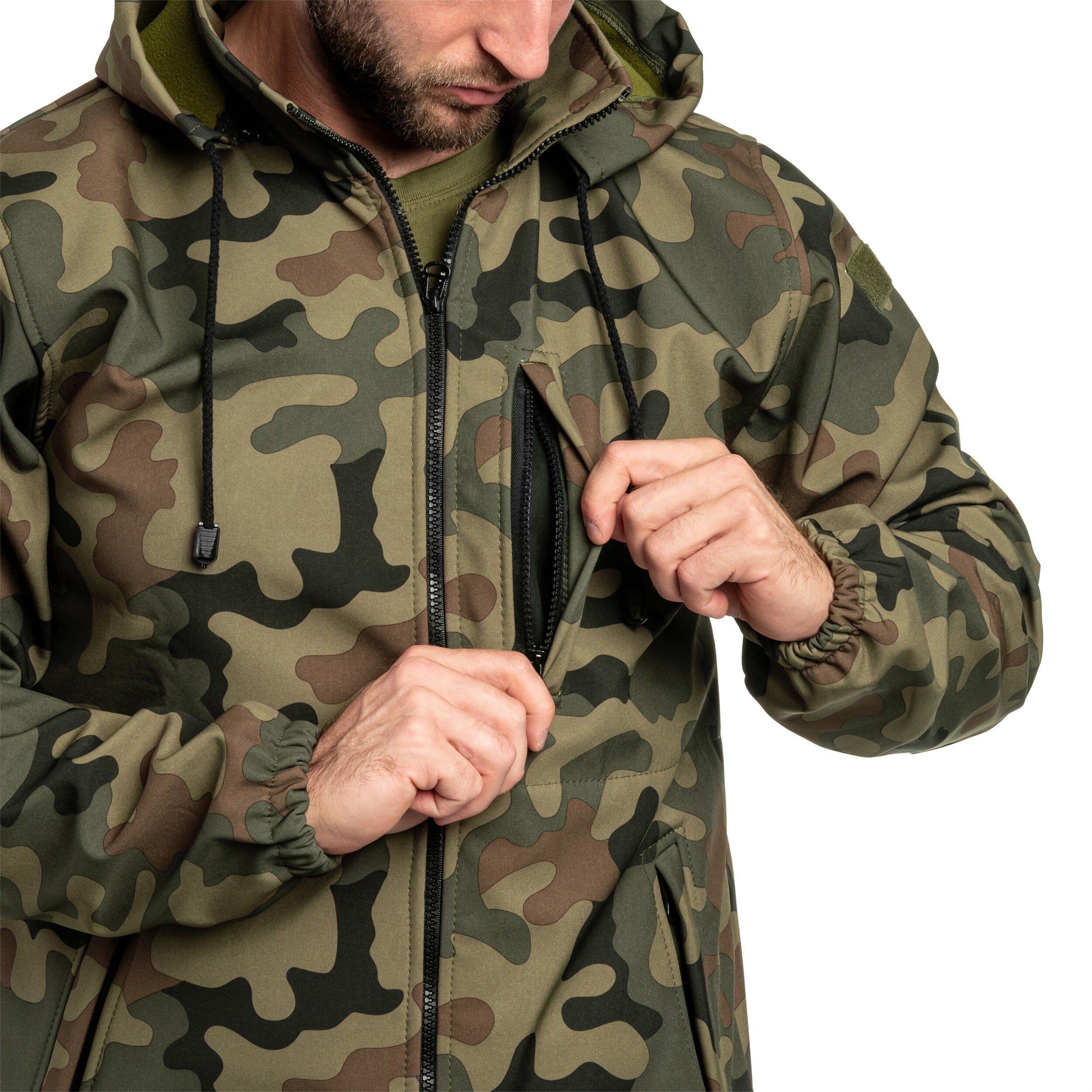 Kurtka MaxPro-Tech Softshell - wz.93 Pantera PL Woodland