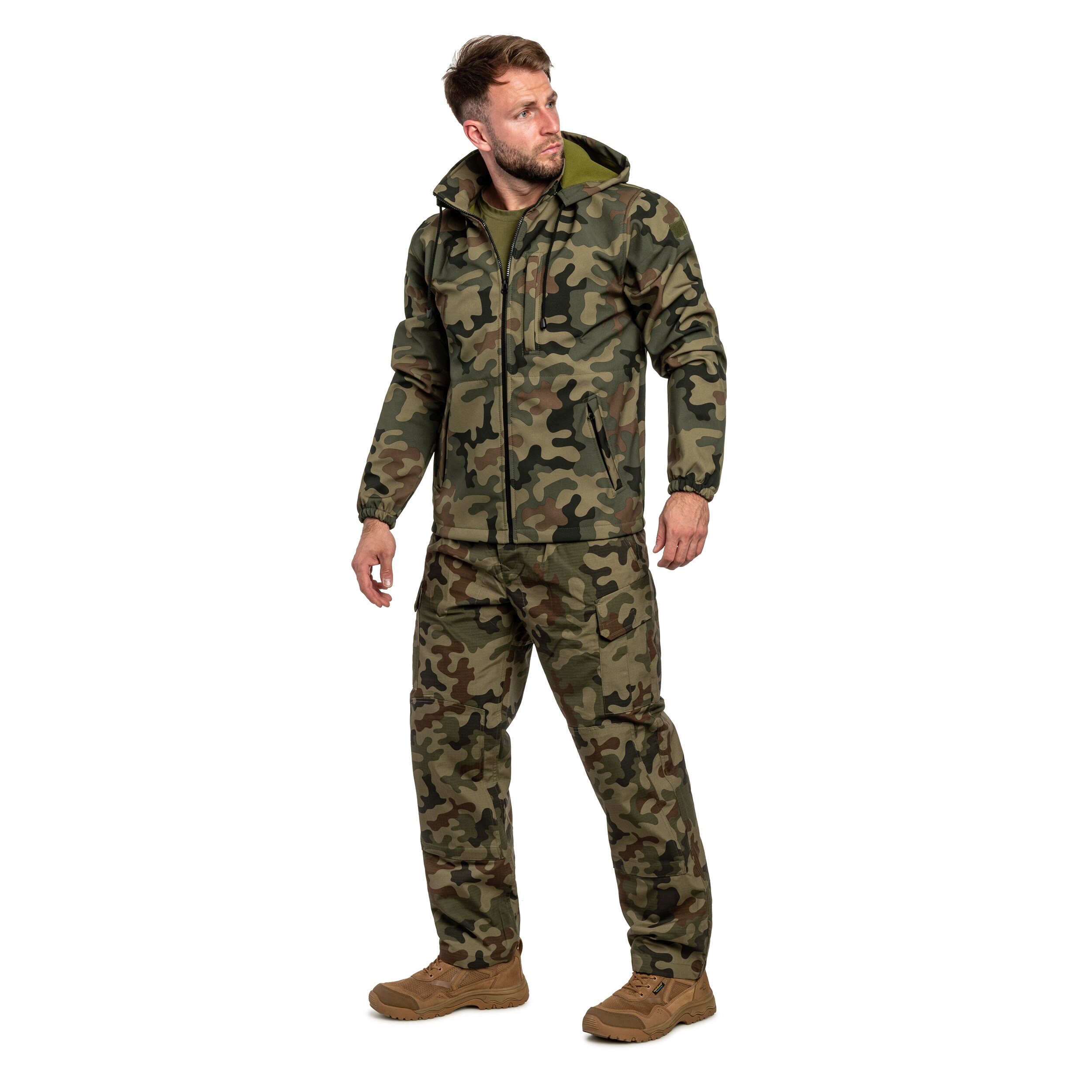 Kurtka MaxPro-Tech Softshell - wz.93 Pantera PL Woodland