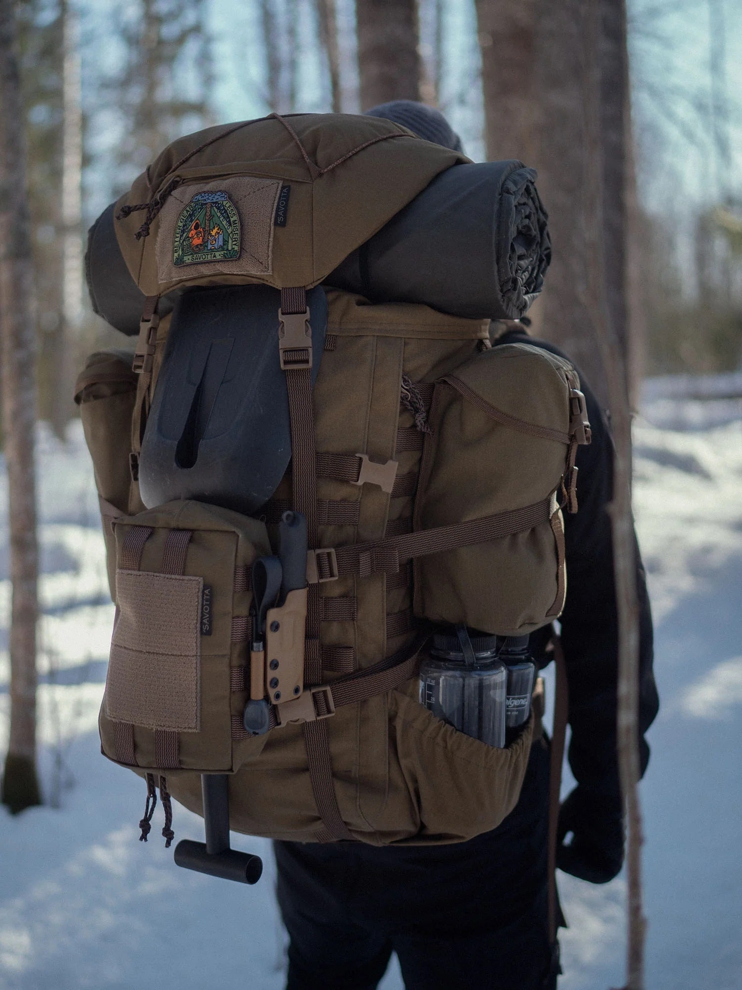 Torba Savotta Rintamus Chest Pack 2,6 l - Brown