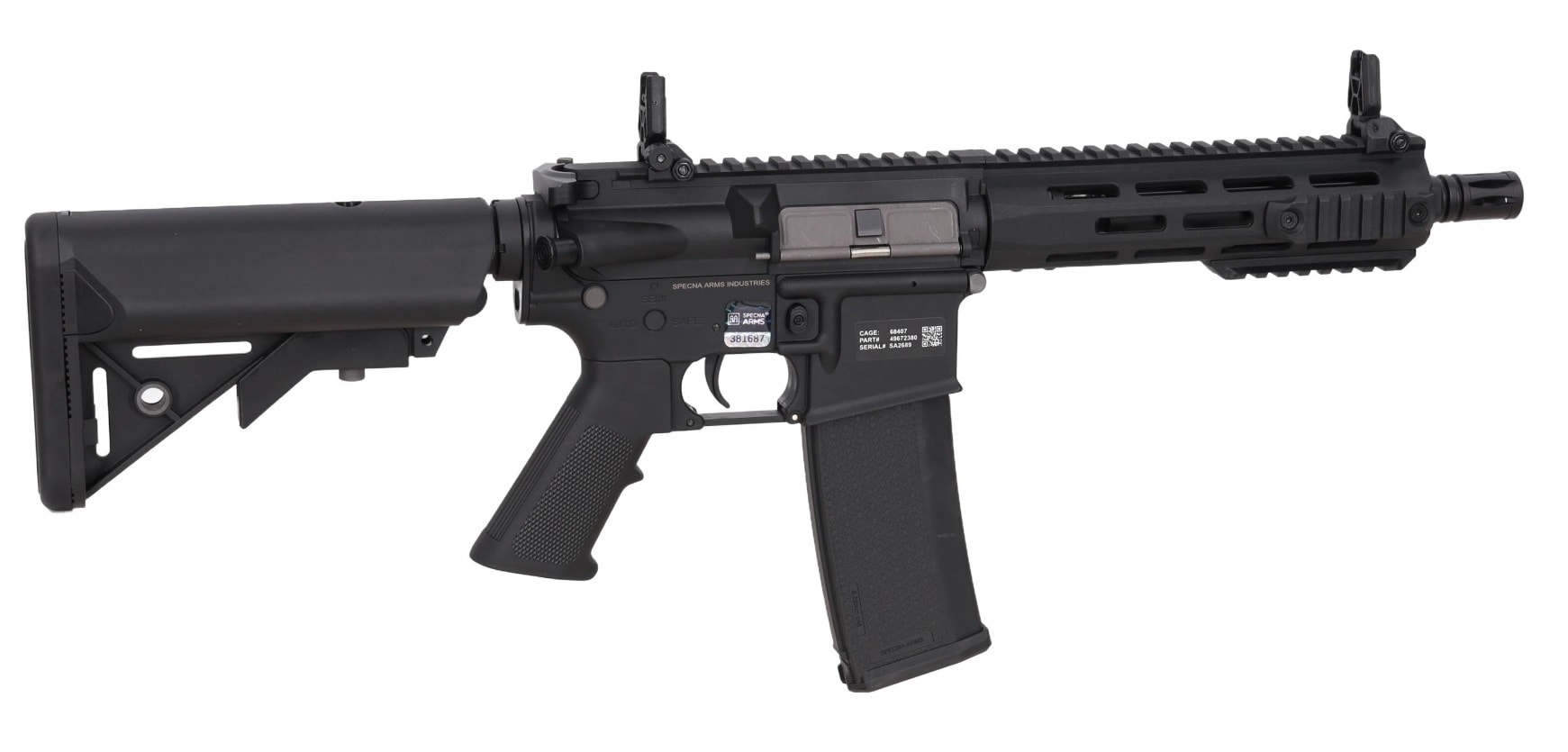 Karabinek szturmowy AEG Specna Arms SA-F14 Flex Gen. 2 Gate X-ASR - Black