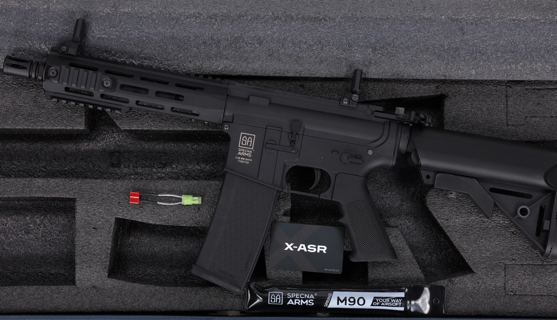 Karabinek szturmowy AEG Specna Arms SA-F14 Flex Gen. 2 Gate X-ASR - Black