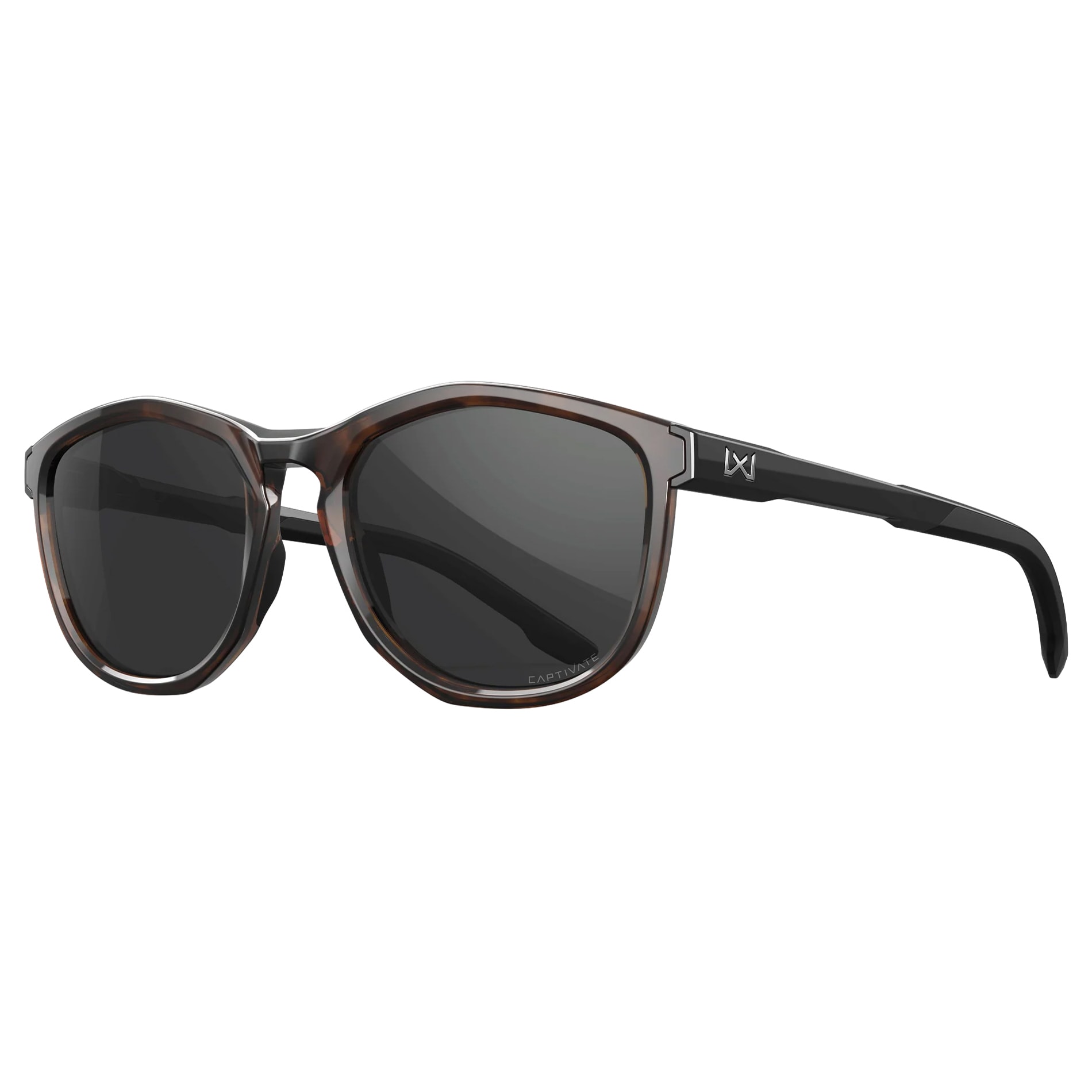 Okulary Wiley X Bravo - Captive Polarized Grey/Tortoise