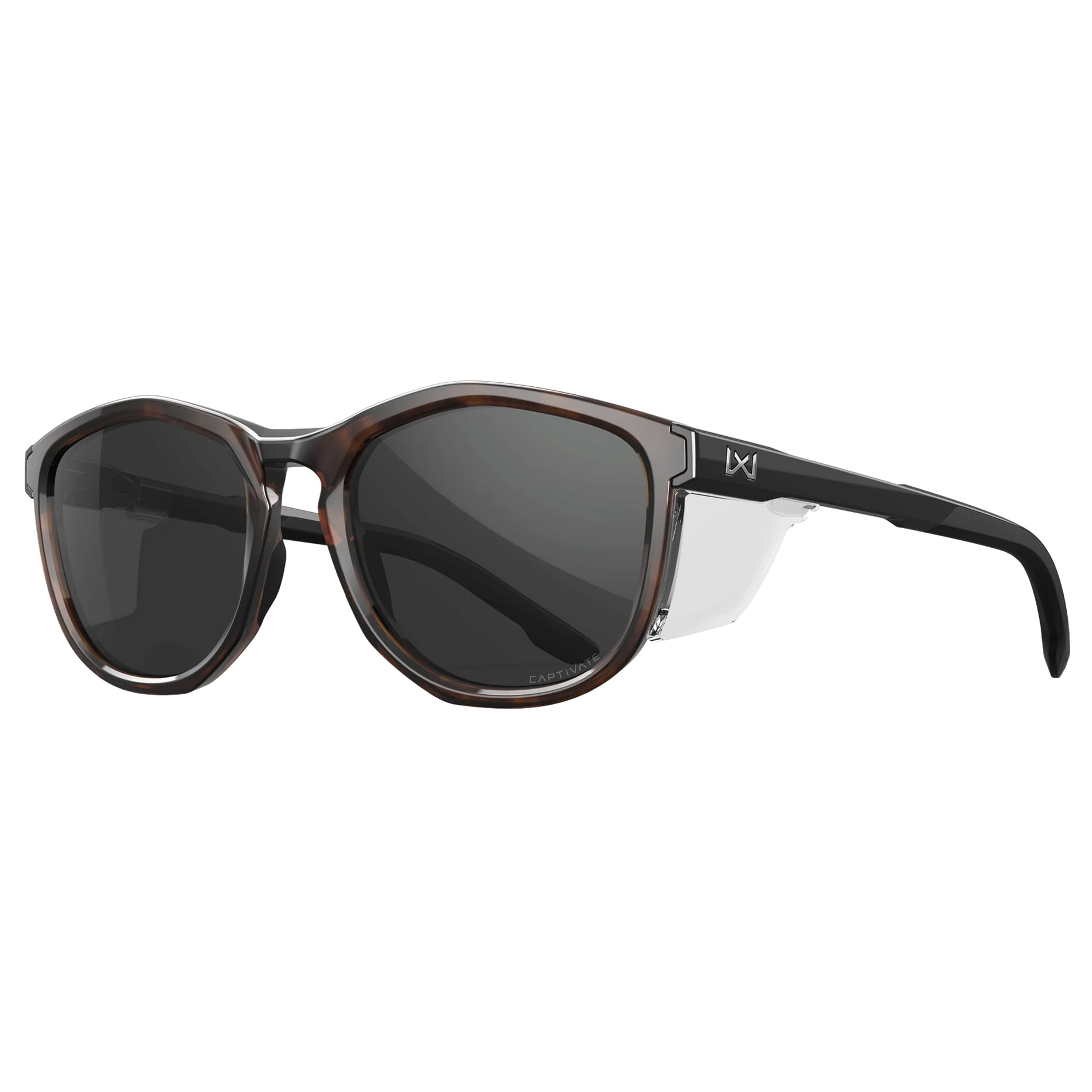 Okulary Wiley X Bravo - Captive Polarized Grey/Tortoise