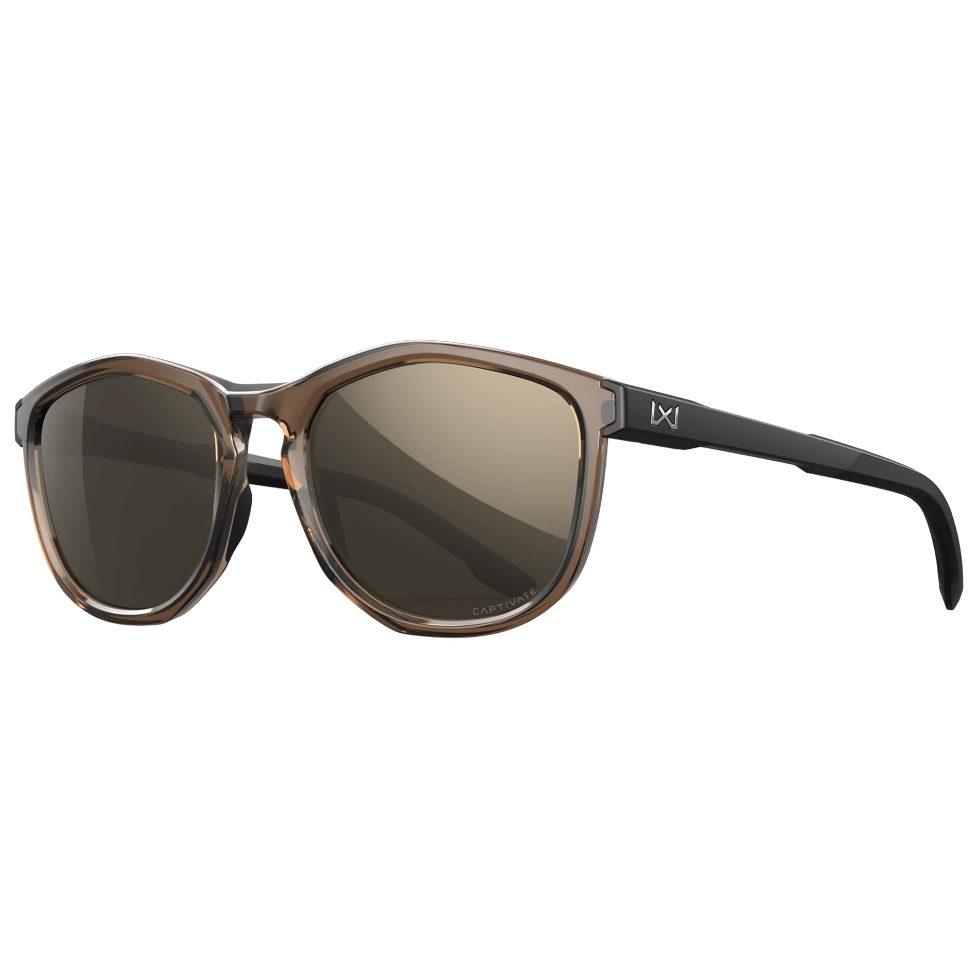 Okulary Wiley X Bravo - Captive Polarized Tungsten/Crystal Tan