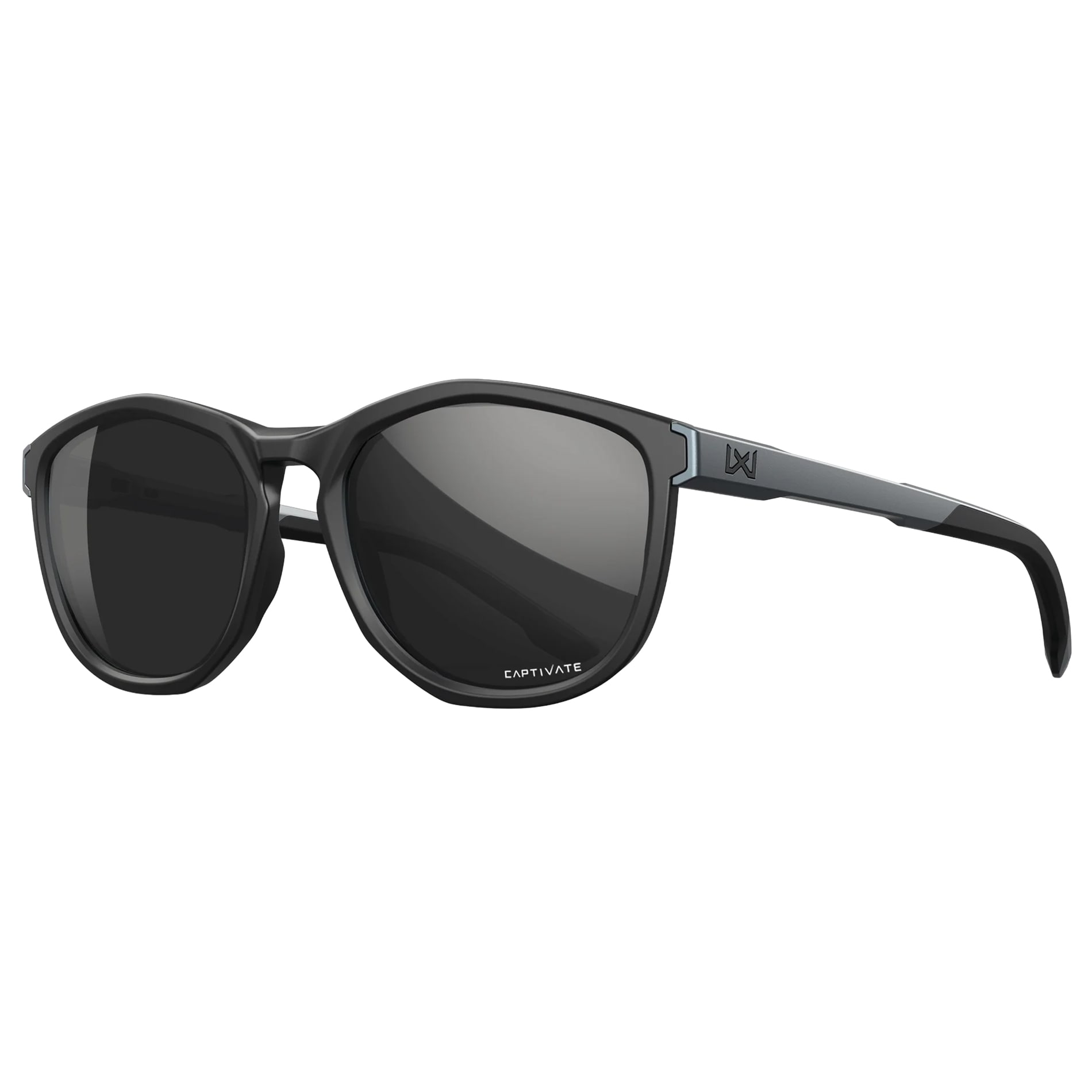 Okulary Wiley X Bravo - Captive Polarized Black/Black