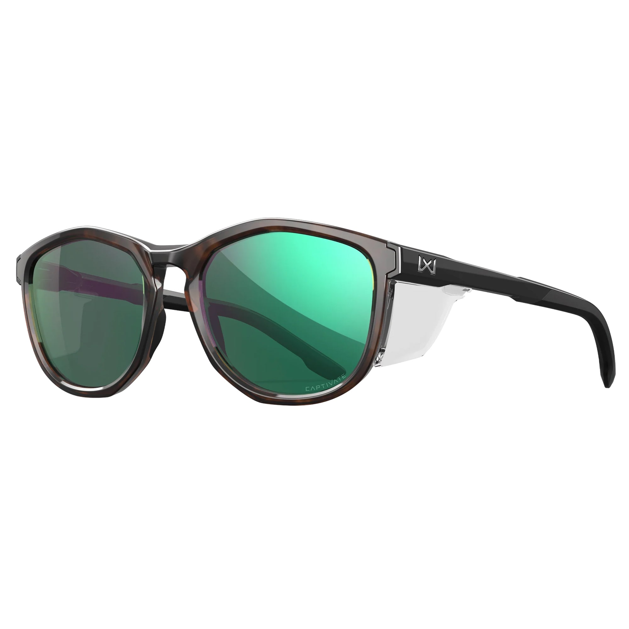 Okulary Wiley X Bravo - Captive Polarized Green/Tortoise