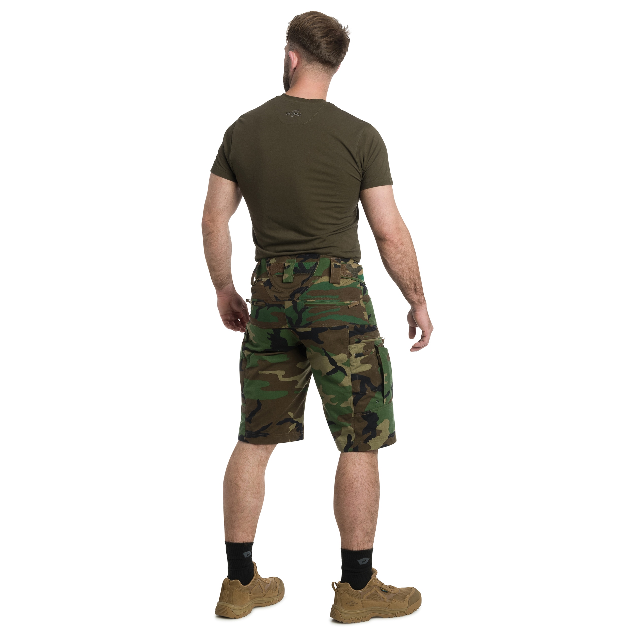 Szorty UF PRO P-40 Gen.2 Tactical - Woodland
