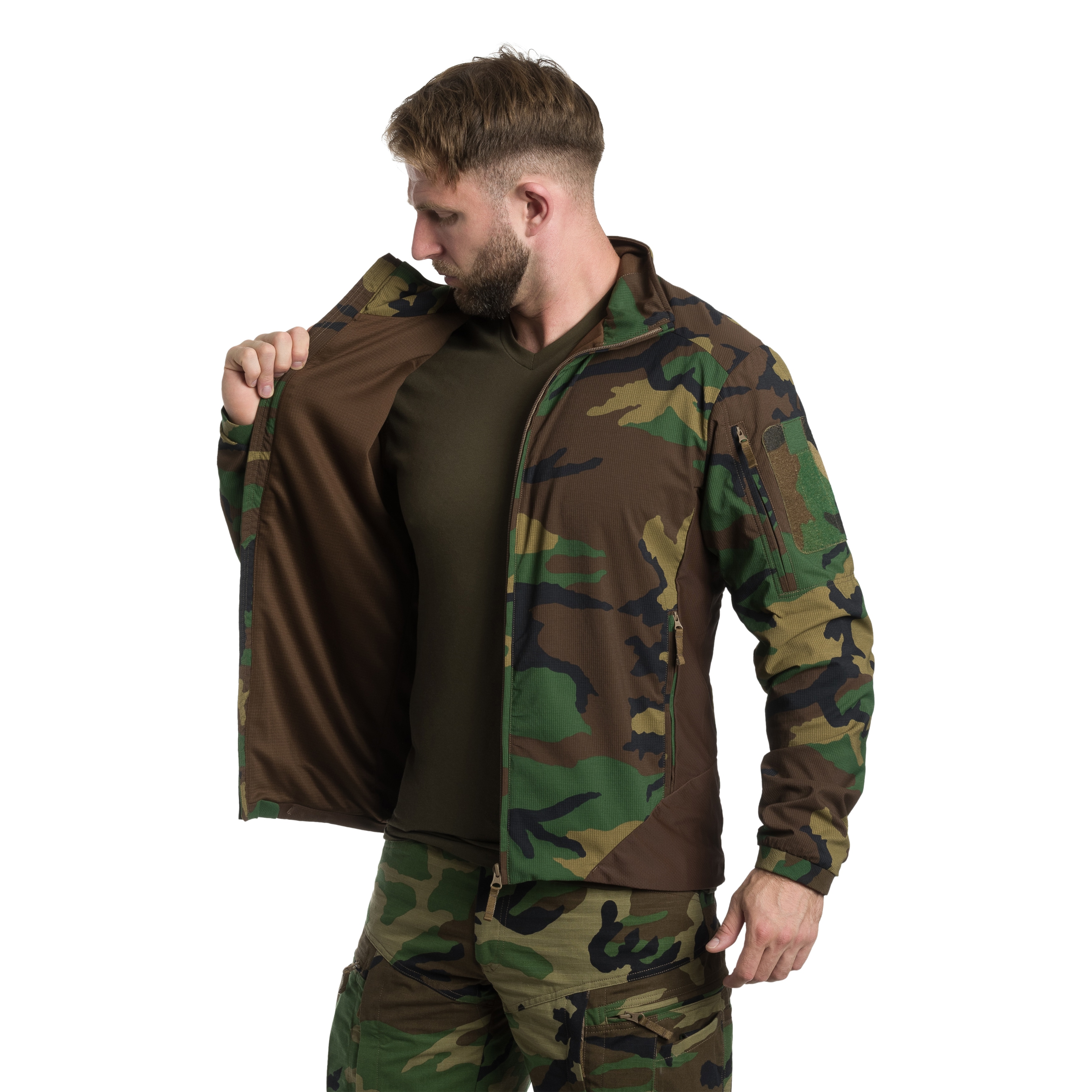Kurtka UF PRO Hunter FZ Gen.3 Tactical Softshell - Woodland