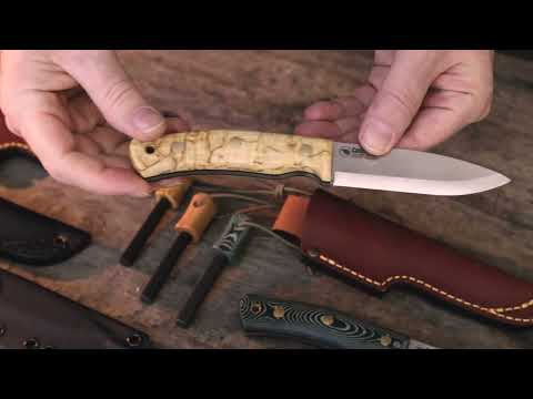 Nóż Casstrom No.10 SFK Curly Birch Sleipner Leather