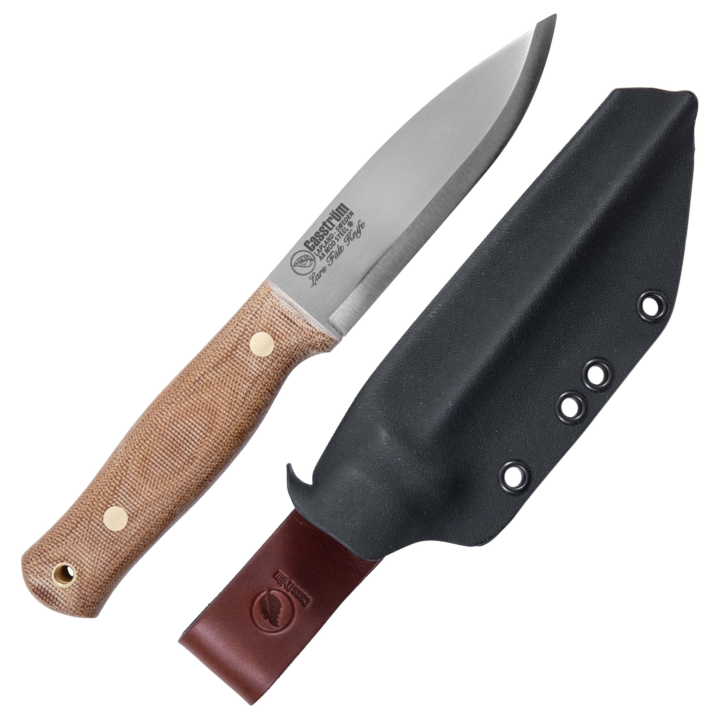 Nóż Casstrom Lars Falt Canvas Micarta A8 Mod Kydex