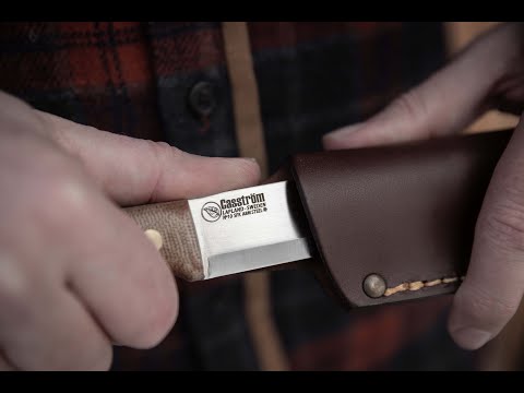 Nóż Casstrom No.10 SFK Canvas Micarta A8 Mod Leather